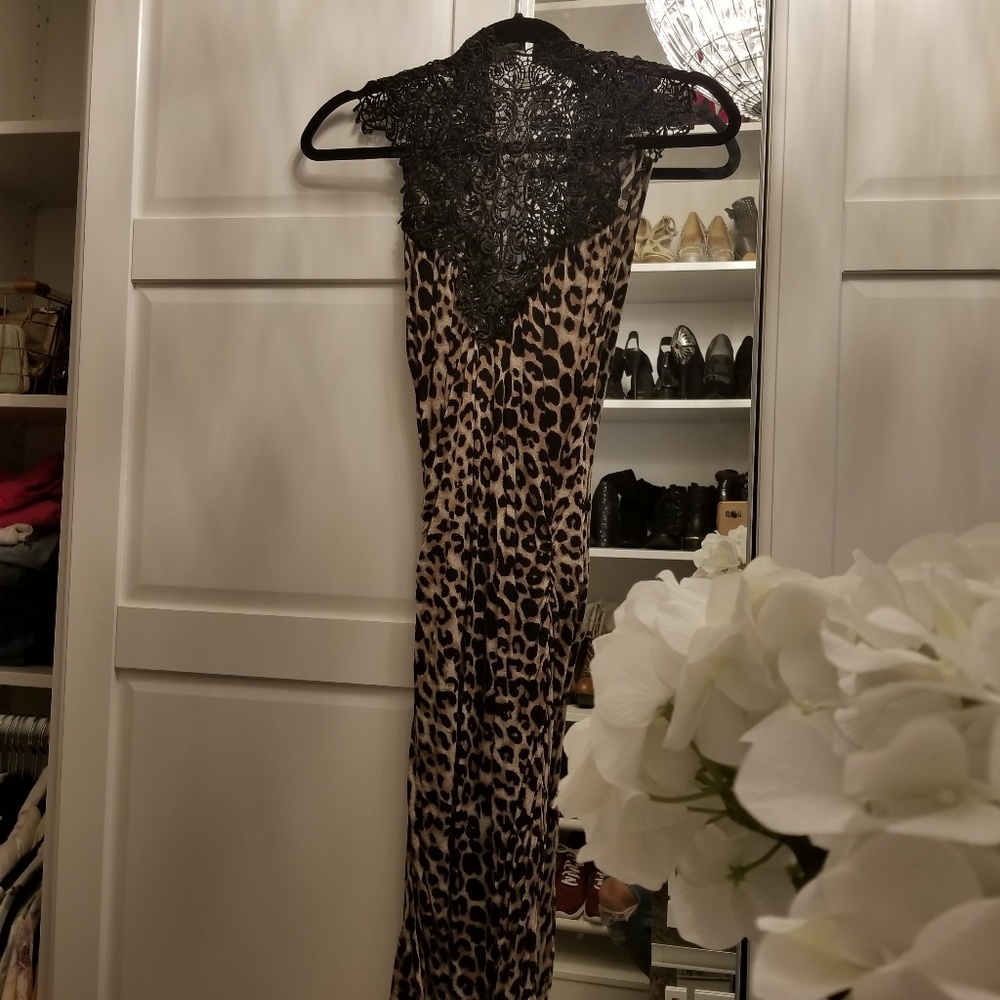 Cheetah print dress